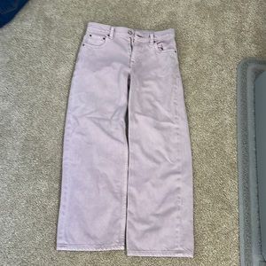Girls purple pacsun kids wide leg jeans